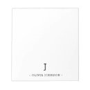 Search for back to school notepads Black and white