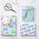 Search for dinosaur wrapping paper Baby shower