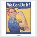 Search for strong girl stickers Rosie the riveter