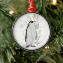 Search for penguins christmas tree decorations Watercolor