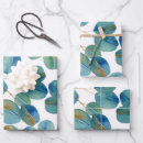 Search for eucalyptus wrapping paper Watercolor