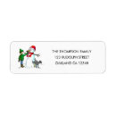 Search for christmas dog return address labels Winter