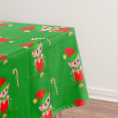 Search for elf christmas tablecloths Elves