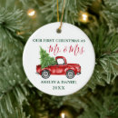 Search for green truck christmas tree decorations Our first christmas