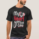Search for defensive line tshirts Heart