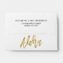 Search for tropical wedding envelopes Hawaiian