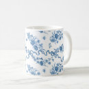 Search for blue botanical mugs Vintage floral