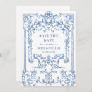 Search for baroque save the dates Toile de jouy