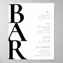 Search for bar menus Black and white