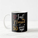 Search for 50 years of marriage mugs Celebration