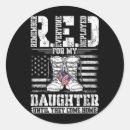 Search for daughter in army stickers America