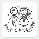 Search for stick figure wedding stickers Groom
