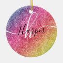 Search for rainbow glitter christmas tree decorations Sparkle