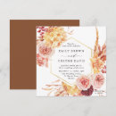 Search for brown square invitations Pampas grass