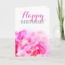 Search for pink peony birthday cards Floral
