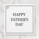 Search for happy fathers day gift tags Black and white