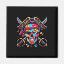 Search for skull lady magnets Black