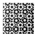 Search for black flower pattern tiles Boho