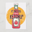 Search for condiments postcards Ketchup