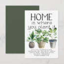 Search for potted plant invitations Watercolor