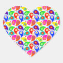 Search for heart peace sign stickers Hippie