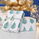 Search for green christmas tree wrapping paper Stylish