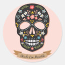 Search for black and pink skull stickers Dia de los muertos