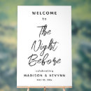 Search for rehearsal dinner welcome signs Simple
