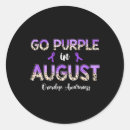 Search for purple leopard stickers Awareness