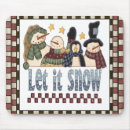 Search for let it snow mouse mats Xmas