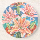 Search for lily sandstone coasters Flowers