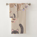 Search for cat lovers bath towels Kitty
