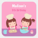 Search for cooking birthday stickers Baker