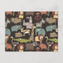 Search for giraffe pattern postcards Jungle
