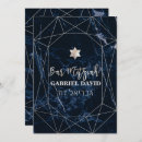 Search for marble bar bat mitzvah invitations Blue