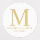 Search for circle wedding stickers Gold