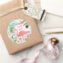 Search for flamingoes stickers Illustration
