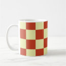 Search for red white checkers mugs Chequerboard pattern