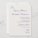 Search for ultra violet wedding invitations Elegant