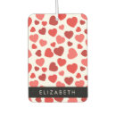 Search for heart car air fresheners Pattern of hearts