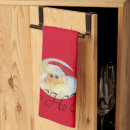 Search for santa claus tea towels Red