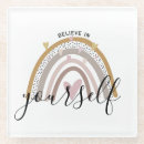 Search for affirmation coasters Believe in yourself