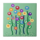 Search for art nouveau flower tiles Colourful