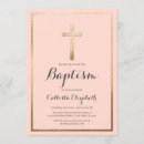 Search for gold foil christening invitations Typography