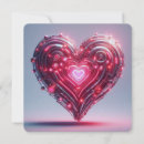 Search for glowing heart cards Pink