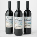 Search for beach wedding wine labels Elegant calligraphy