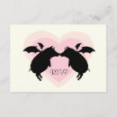 Search for winged hearts invitations Black