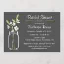 Search for mason jar bridal shower invitations White