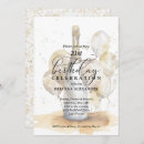 Search for gold 21st birthday invitations Champagne