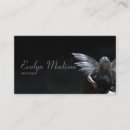 Search for angel business cards Black